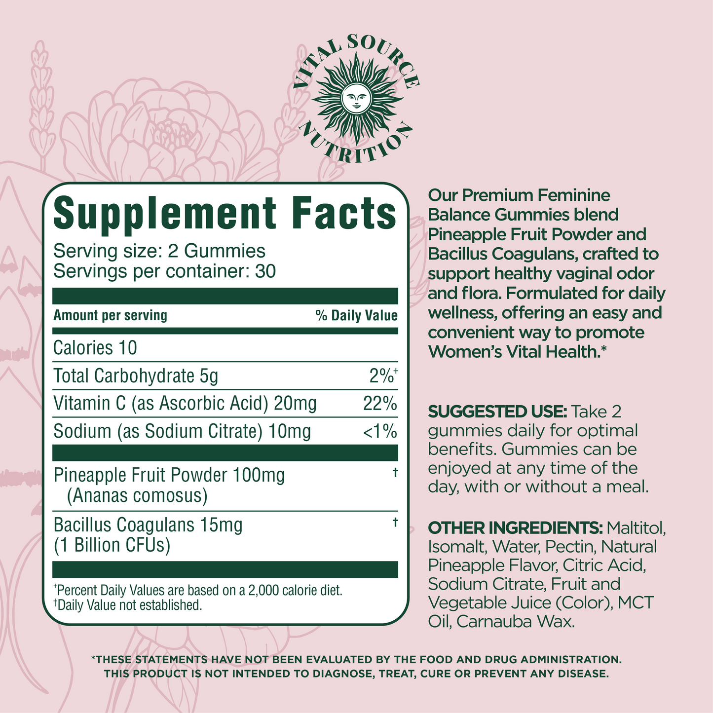 Lumeo x Vital Source Feminine Balance Gummies