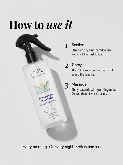Rosemary & Rice Water Hair Growth Spray 200ML